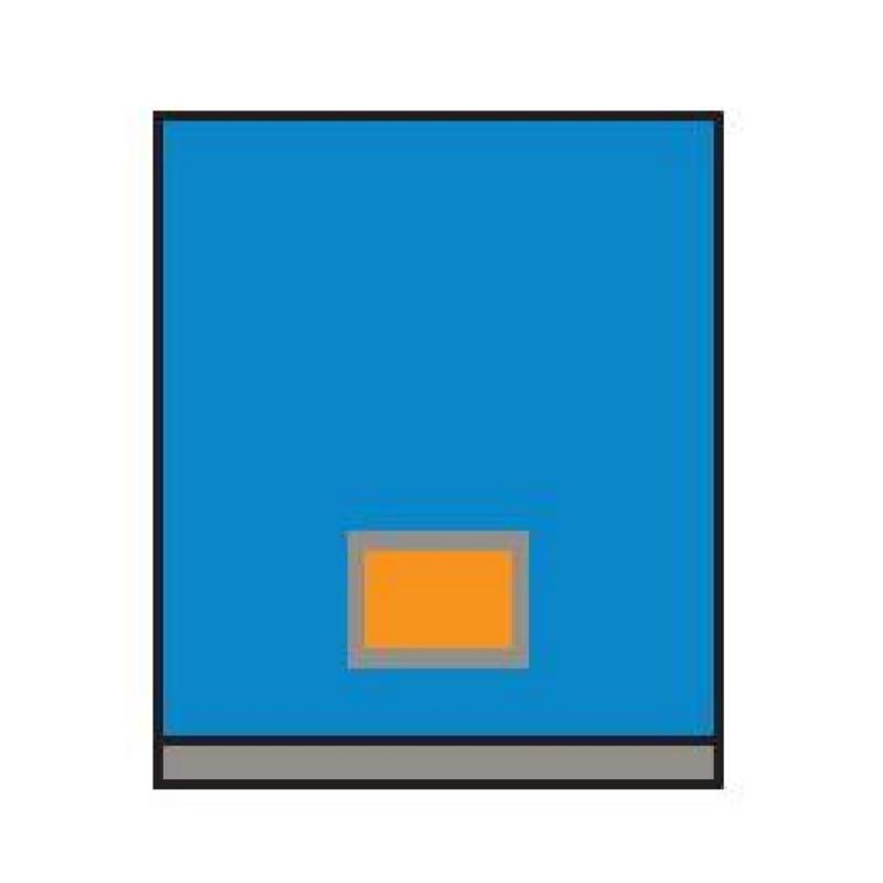 Покриття операційне 220х160 см на дугу з адгезивним операц.полем 25×15 см (з антимікробною операційною плівкою),СМС-35 г/м2, стерильне, одн.вик.,ТМ «АХІЛЛ»